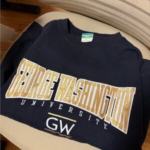 George Washington University crew neck